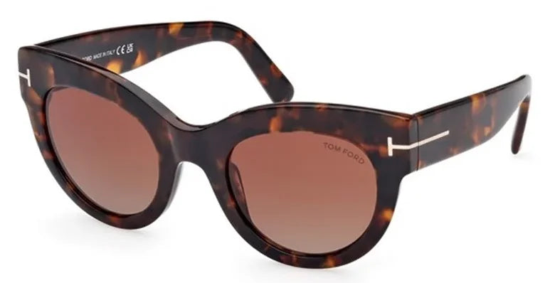 Tom Ford FT1063/S 52T Havana Sunglasses - Brown / Tortoise frame, Brown lens