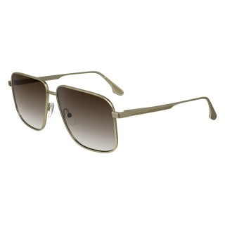 Victoria Beckham VB243S (702) Silver Sunglasses - Silver frame, Grey lens
