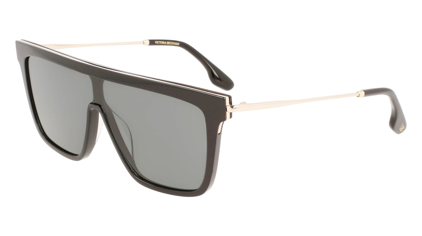 Victoria Beckham VB650S (001) Black Sunglasses - Black frame, Grey lens