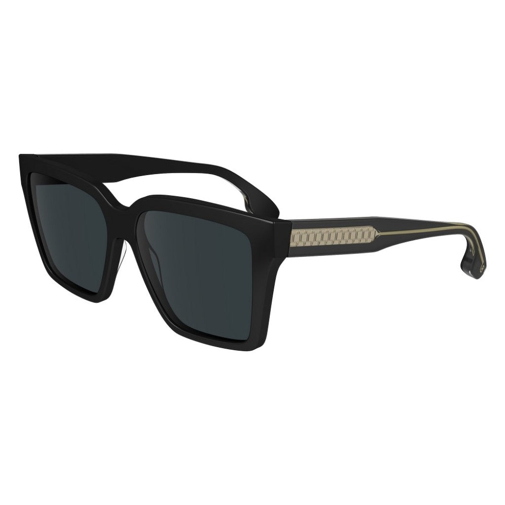 Victoria Beckham VB672S (001) Black Sunglasses - Black frame, Grey lens