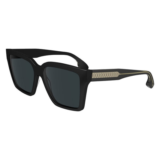 Victoria Beckham VB672S (001) Black Sunglasses - Black frame, Grey lens