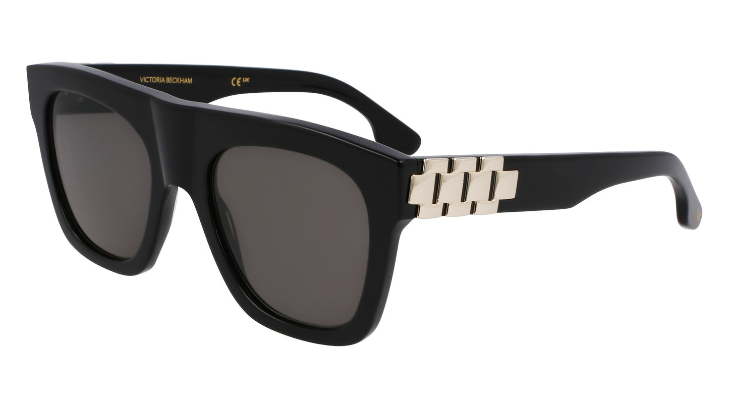 Victoria Beckham VB675S (001) Black Sunglasses - Black frame, Grey lens