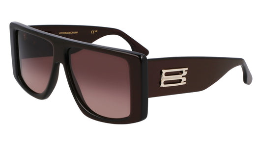 Victoria Beckham VB678S (605) Burgundy Sunglasses - Brown frame, Brown lens