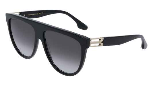 Victoria Beckham VB680S (001) Black Sunglasses - Black frame, Grey lens