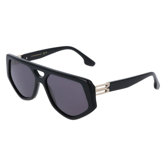 Victoria Beckham VB681S (001) Black Sunglasses - Black frame, Purple lens