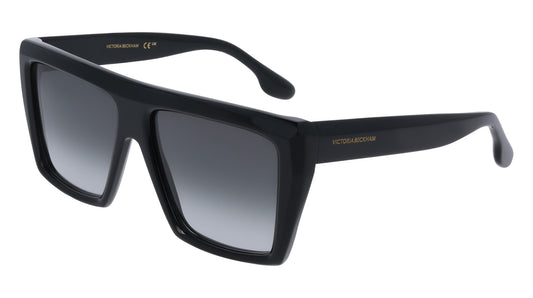 Victoria Beckham VB686S (001) Black Sunglasses - Black frame, Grey lens